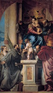 Madonna con el niño y los santos de Giovanni Battista Bonacina